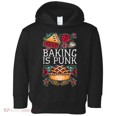 Baking Is Punk Toddler Hoodie