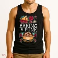 Baking Is Punk Tank Top thumb 3