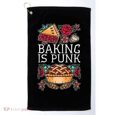 Baking Is Punk Golf Towel