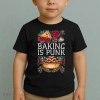 Baking Is Punk Toddler T-Shirt thumb 2
