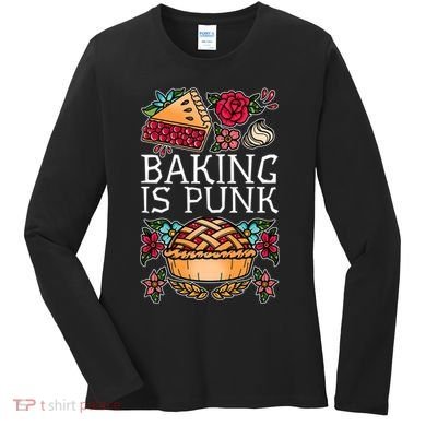 Baking Is Punk Women's Long Sleeve Shirt