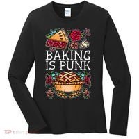 Baking Is Punk Women's Long Sleeve Shirt thumb 0
