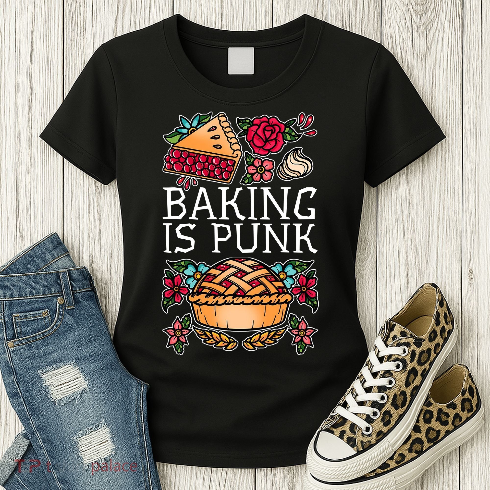 Baking Is Punk Women's T-Shirt
