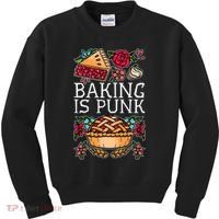 Baking Is Punk Kids Sweatshirt thumb 0