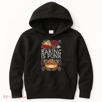 Baking Is Punk Kids Hoodie