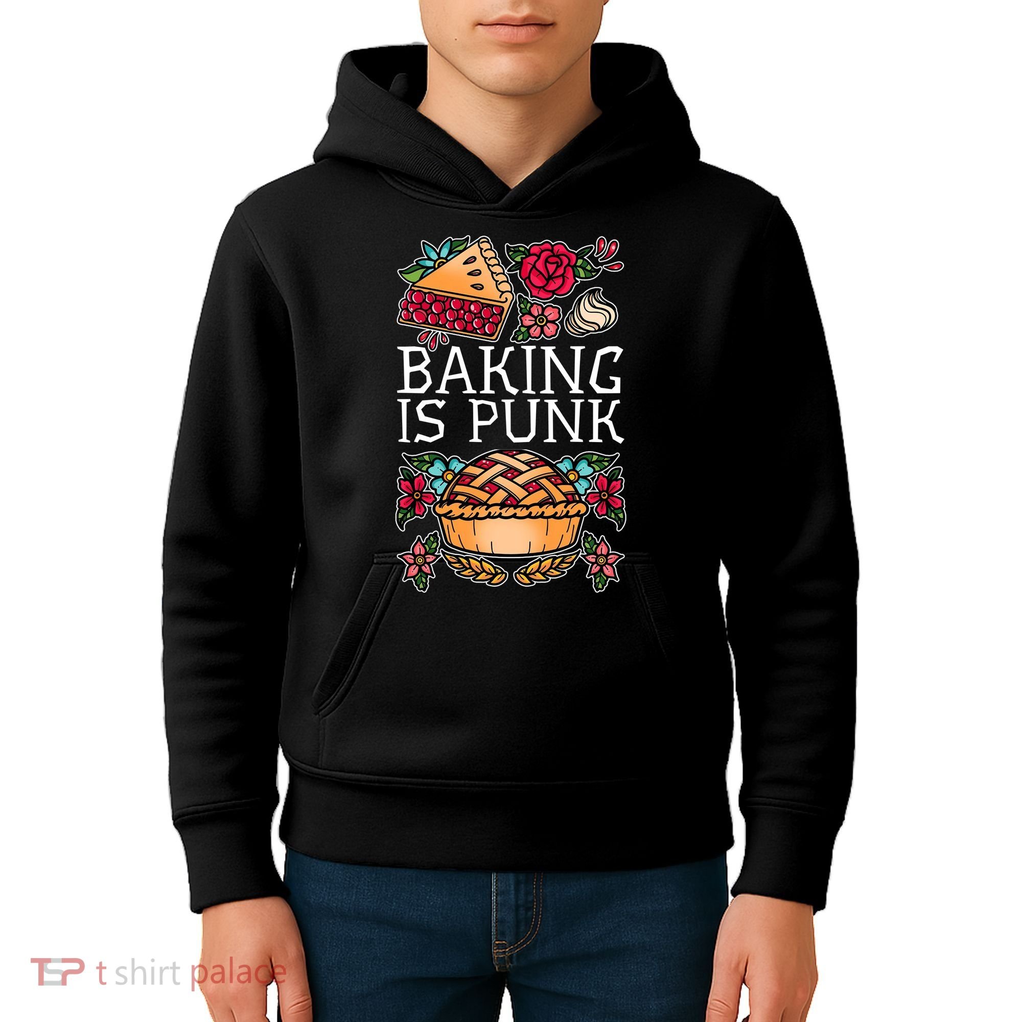 Baking Is Punk Kids Hoodie