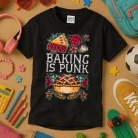Baking Is Punk Kids T-Shirt thumb 3