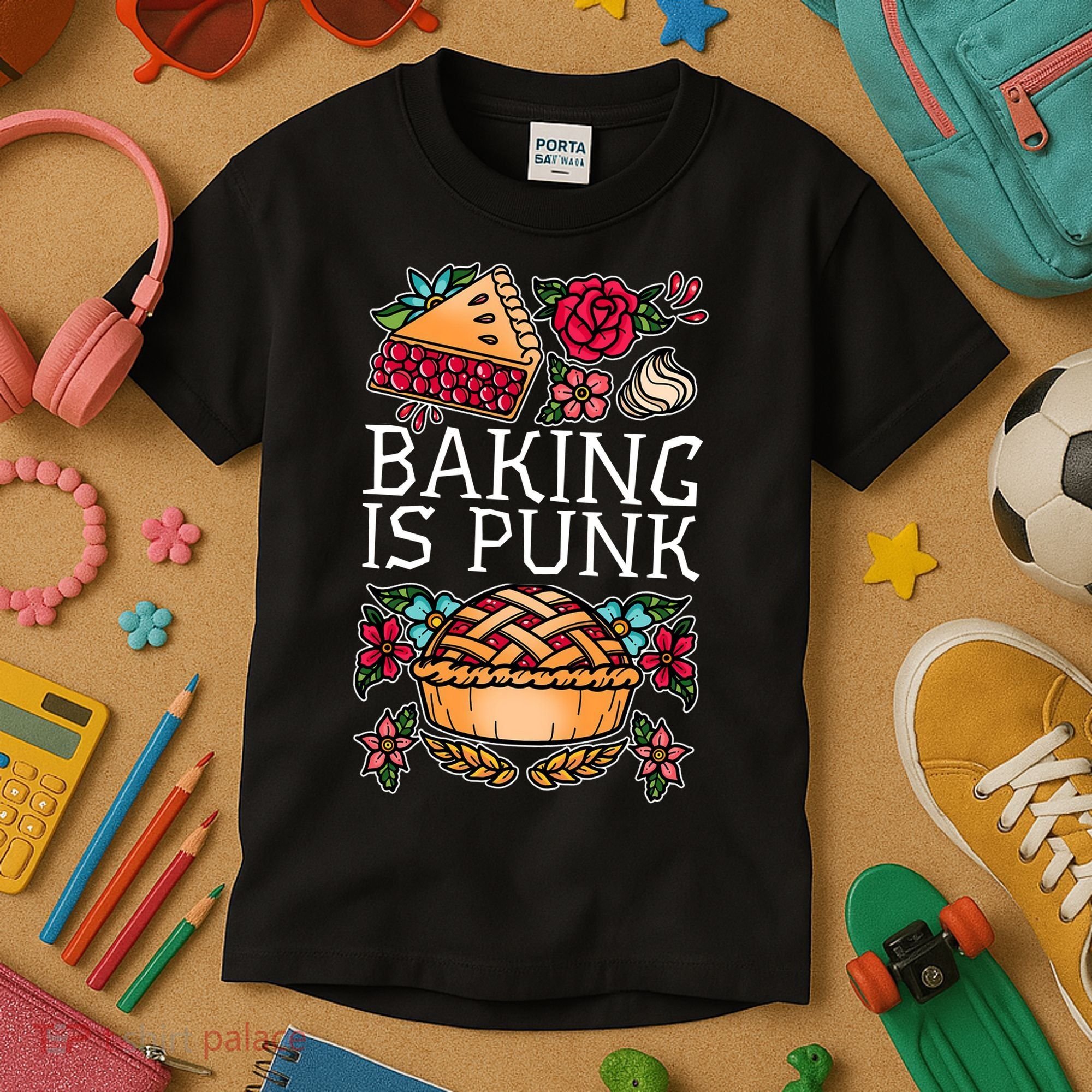 Baking Is Punk Kids T-Shirt
