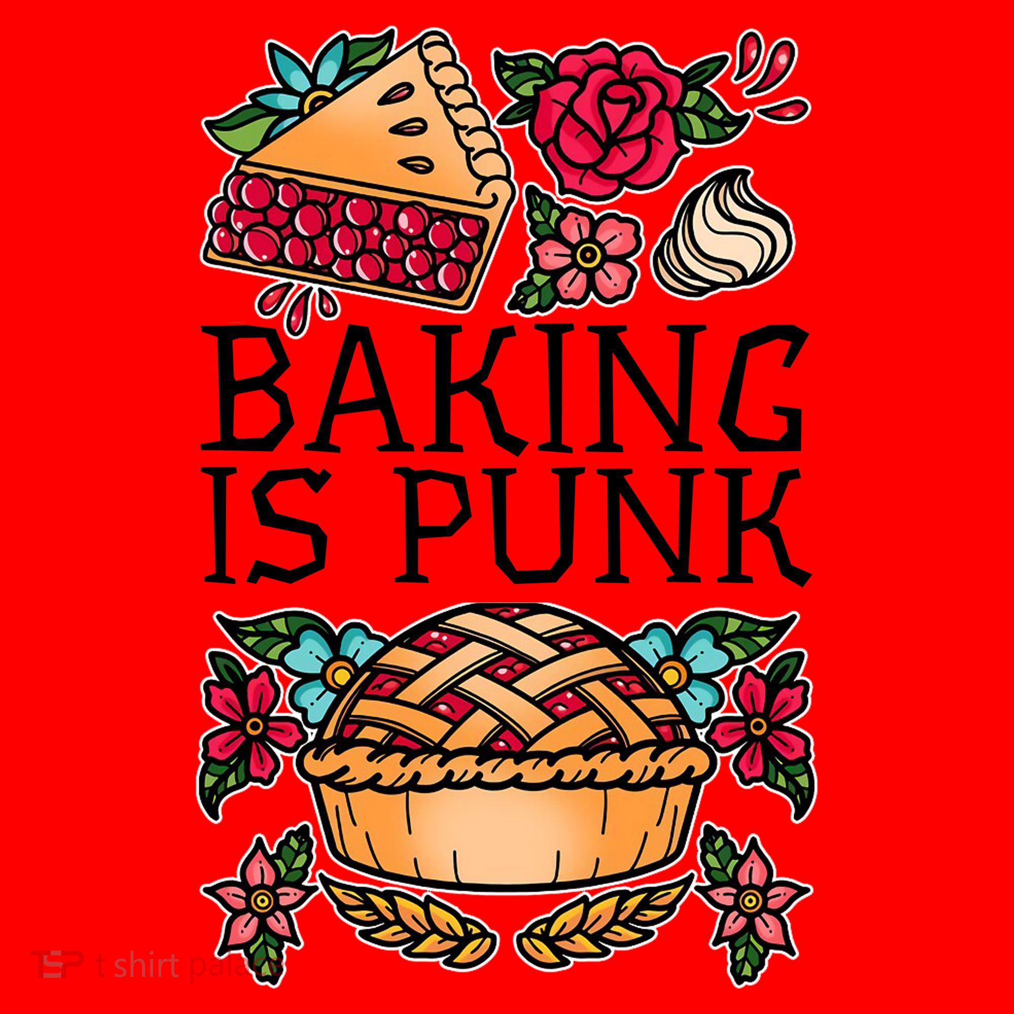 Baking Is Punk Santa Hat