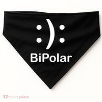 Bipolar Smiley USA-Made Doggie Bandana thumb 0