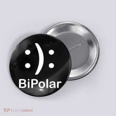 Bipolar Smiley Button