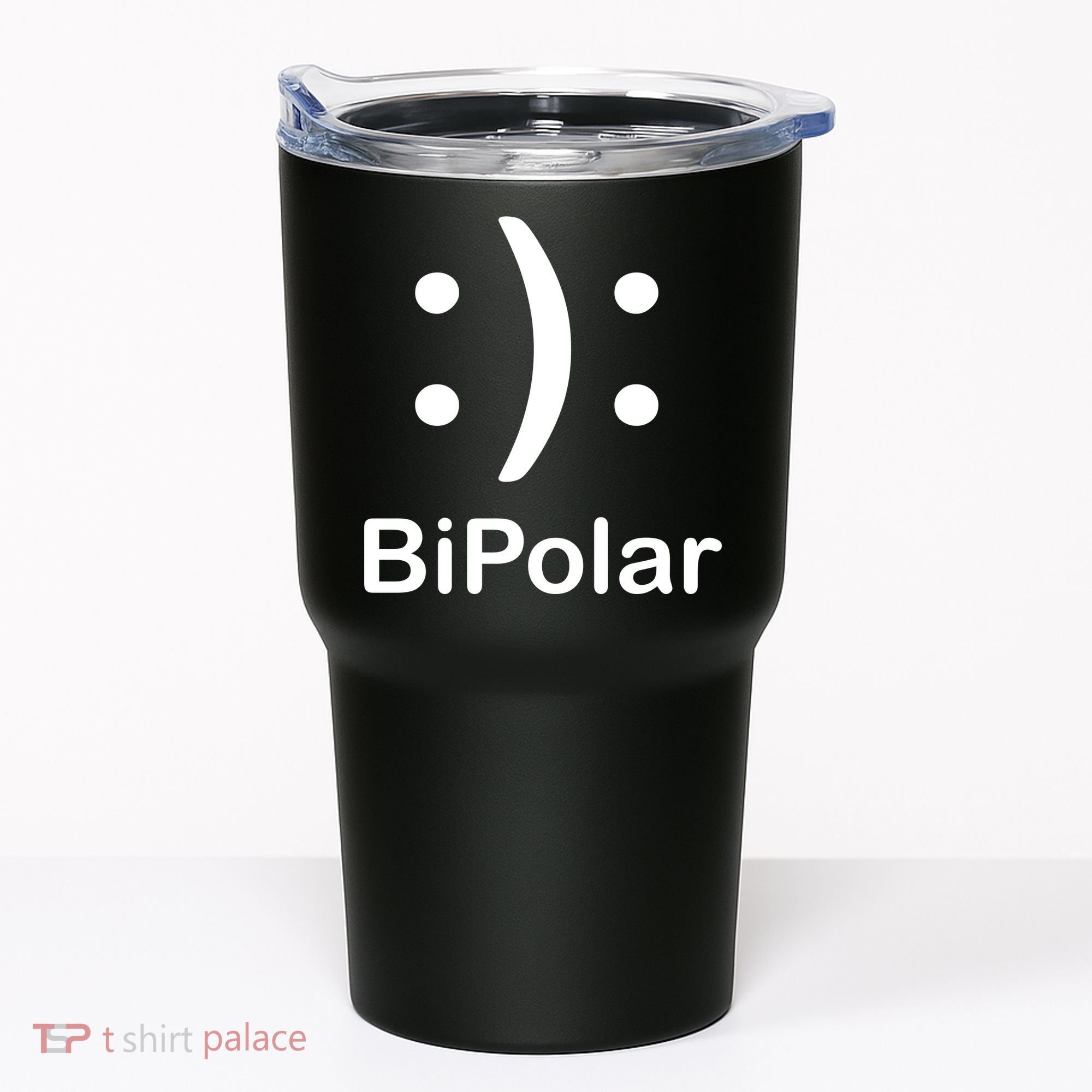 Bipolar Smiley Tumbler