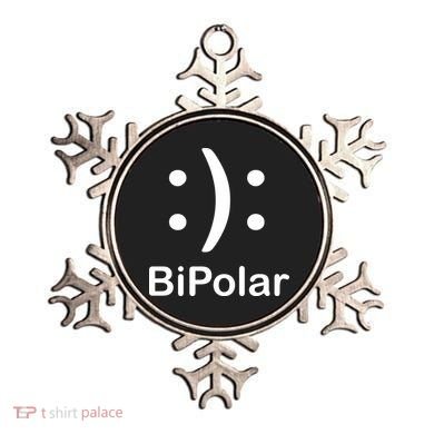 Bipolar Smiley Ornament