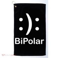 Bipolar Smiley Golf Towel thumb 0