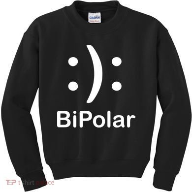 Bipolar Smiley Kids Sweatshirt