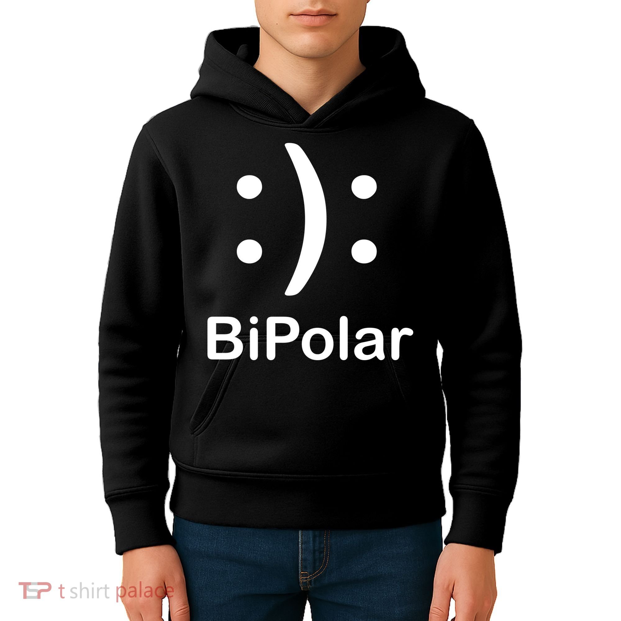 Bipolar Smiley Kids Hoodie