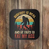 Bigfoot Is Real And He Tried To Eat My Ass Coaster thumb 0