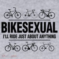 BikeSexual Ill Ride Anything Funny Biker Bicycling Gift Women's Sweatshirt thumb 2