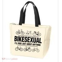 BikeSexual Ill Ride Anything Funny Biker Bicycling Gift Tote Bag thumb 3
