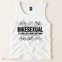 BikeSexual Ill Ride Anything Funny Biker Bicycling Gift Tank Top thumb 2