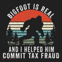 Bigfoot Is Real And I Helped Him Commit Tax Fraud Beanie thumb 2
