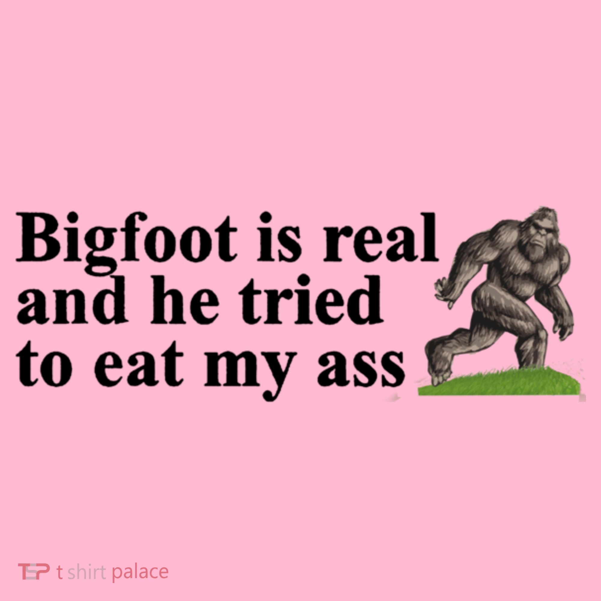 Bigfoot Is Real And He Tried To Eat My Ass Meme Coaster