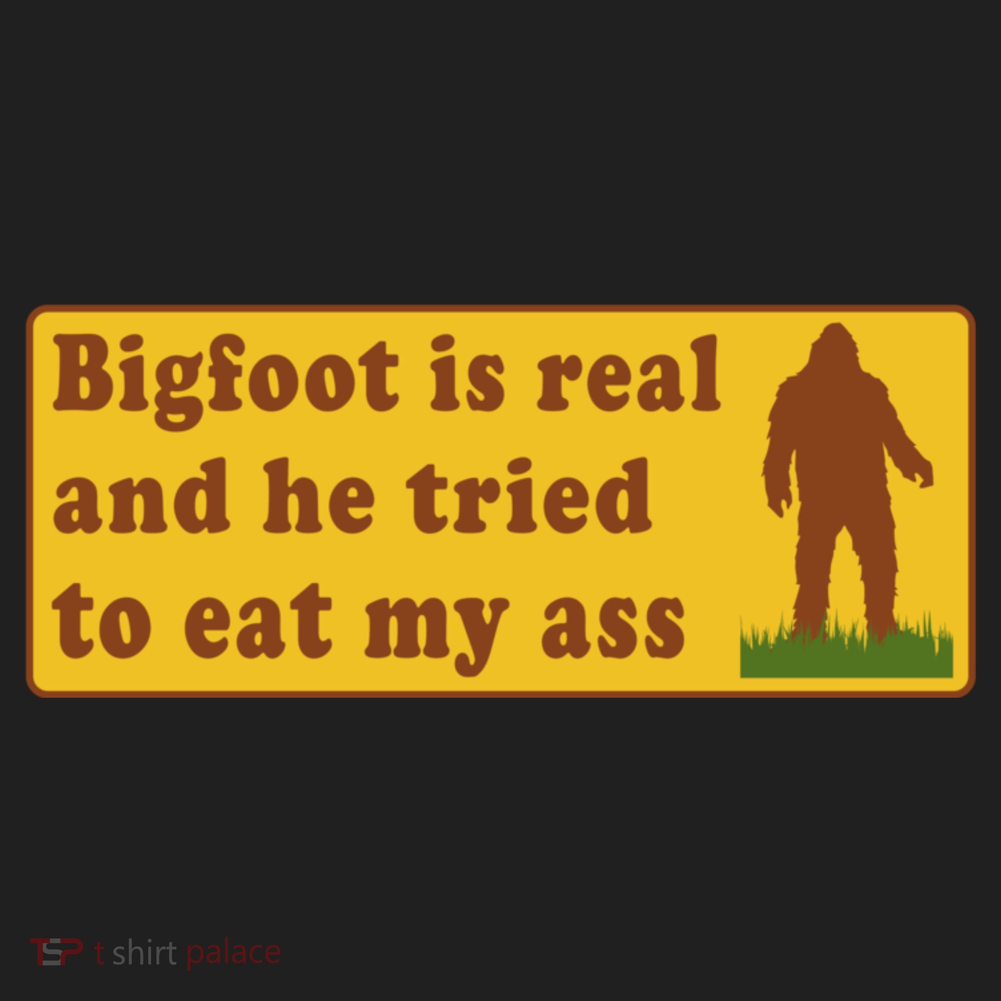 Bigfoot Is Real And He Tried To Eat My Ass Meme Beanie