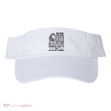 Beware I Ride Horses Not Be A Problem Funny Horse Visor