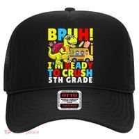 Bruh IM Ready To Crush 5th Grade Dinosaur Back To School Hat thumb 0