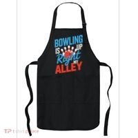 Bowling Is Right Up My Alley Bowling Merchandise Apron thumb 0