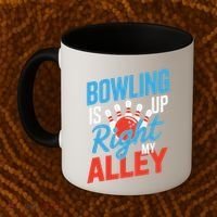 Bowling Is Right Up My Alley Bowling Merchandise Coffee Mug thumb 2