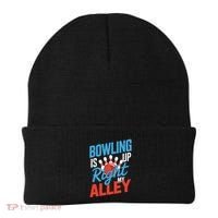 Bowling Is Right Up My Alley Bowling Merchandise Beanie thumb 0