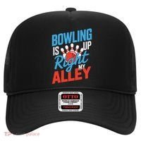 Bowling Is Right Up My Alley Bowling Merchandise Hat thumb 0