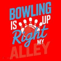 Bowling Is Right Up My Alley Bowling Merchandise Santa Hat thumb 1