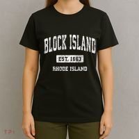 Block Island Rhode Island Ri Vintage Athletic Sports T-Shirt thumb 4