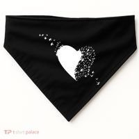 Bird Flocking Heart USA-Made Doggie Bandana thumb 0
