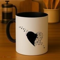 Bird Flocking Heart Coffee Mug thumb 4