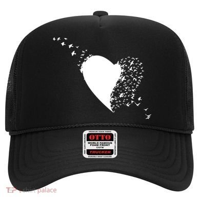 Bird Flocking Heart Hat