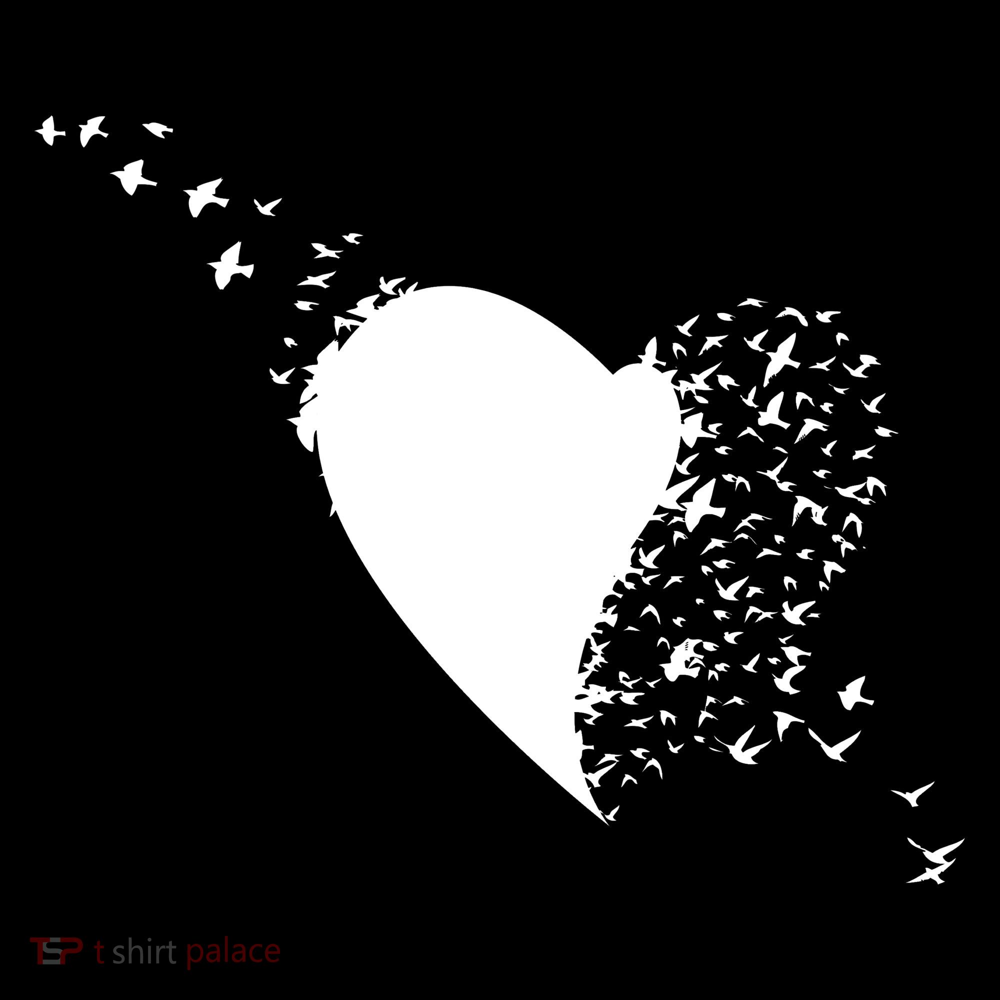 Bird Flocking Heart Visor