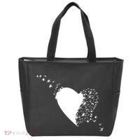 Bird Flocking Heart Tote Bag thumb 0