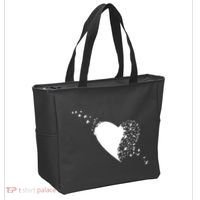 Bird Flocking Heart Tote Bag thumb 2
