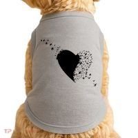 Bird Flocking Heart Doggie Tank thumb 0