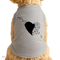 Bird Flocking Heart Doggie Tank thumb 0