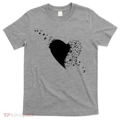 Bird Flocking Heart T-Shirt