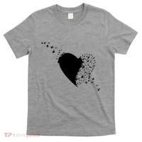 Bird Flocking Heart T-Shirt thumb 0