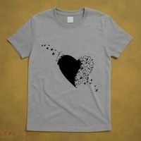 Bird Flocking Heart T-Shirt thumb 5
