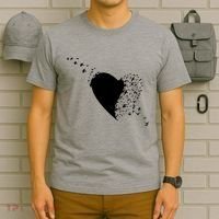 Bird Flocking Heart T-Shirt thumb 6