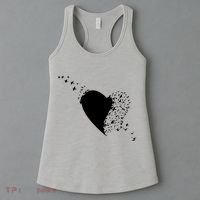 Bird Flocking Heart Women's Tank Top thumb 3