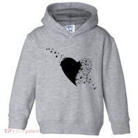 Bird Flocking Heart Toddler Hoodie thumb 0