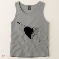 Bird Flocking Heart Tank Top thumb 2